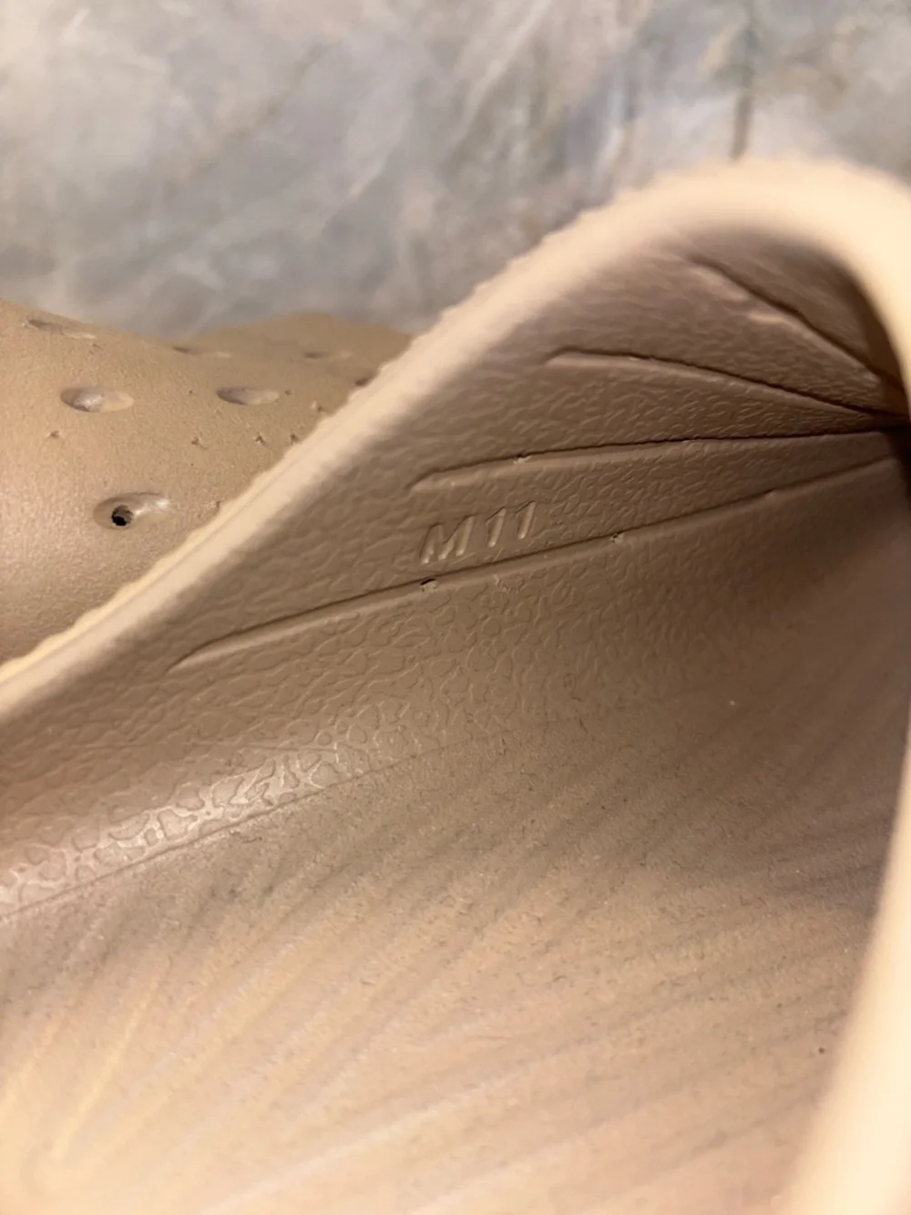 UGG Stone Beige slide it molded slip on